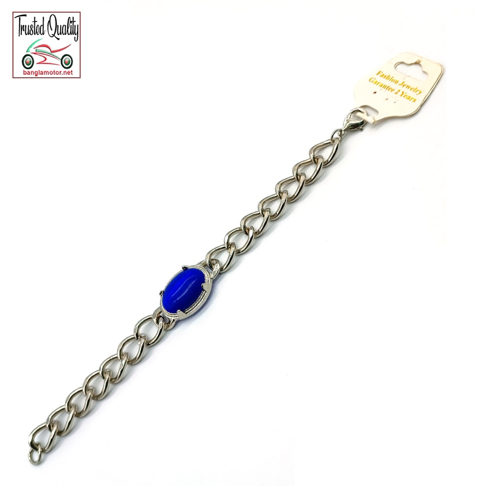 J M Jewellers salman khan silver 92.5 bracelet (30 grams) with real blue  turquoise for Men : Amazon.in: Jewellery